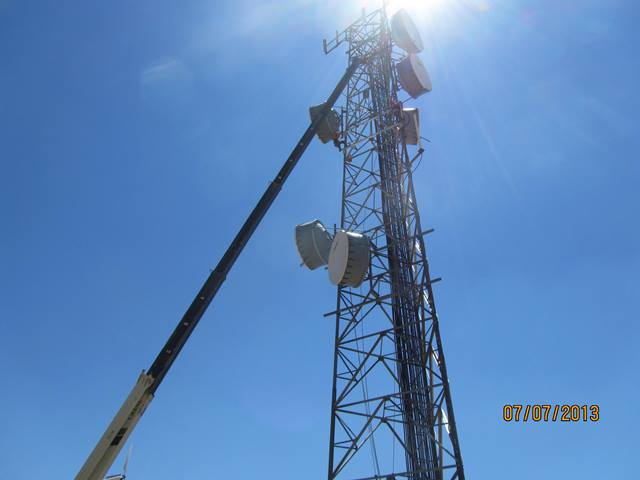 microwave broadcast installation